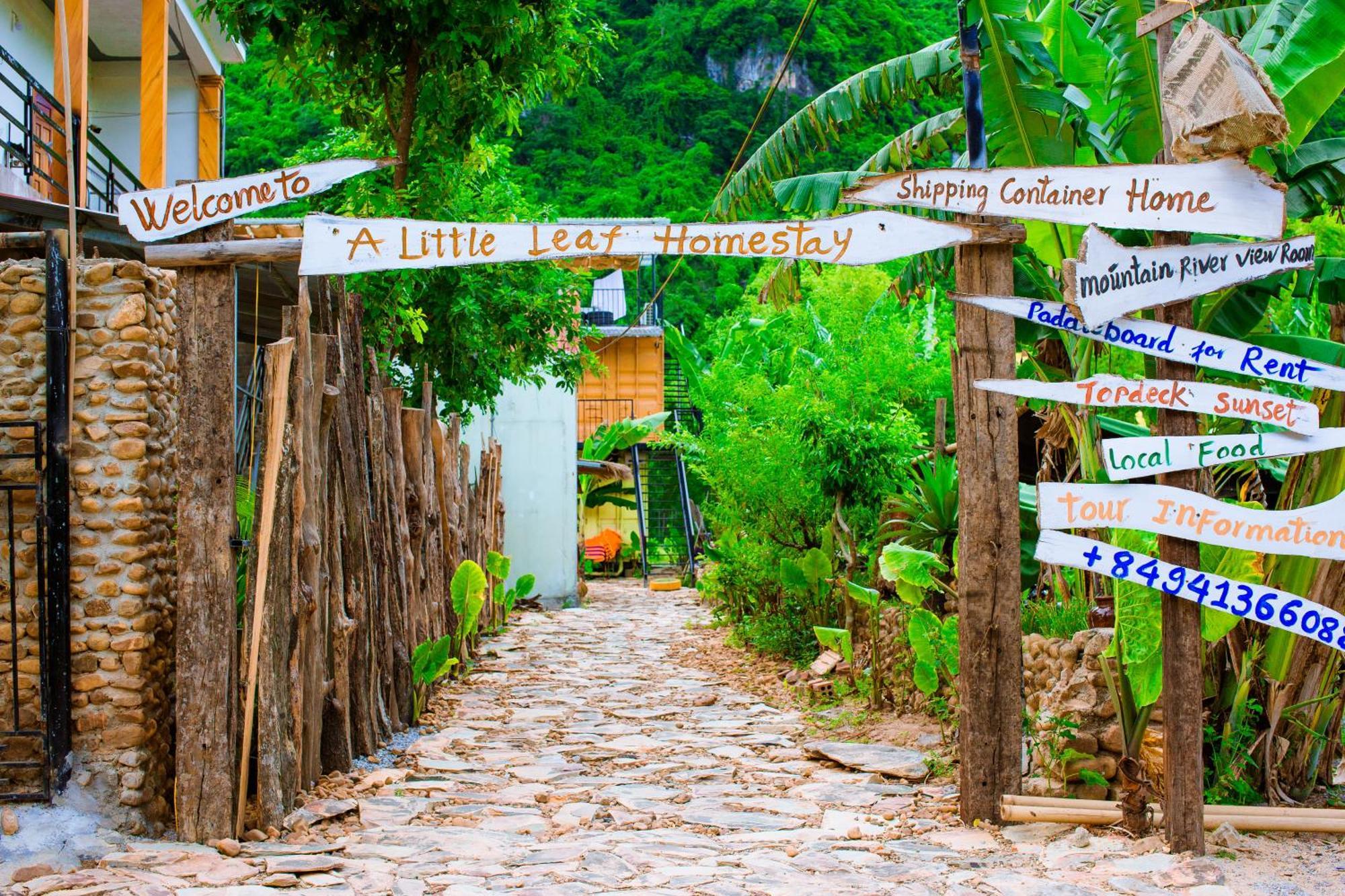 Phong Nha A Little Leaf Homestay מראה חיצוני תמונה